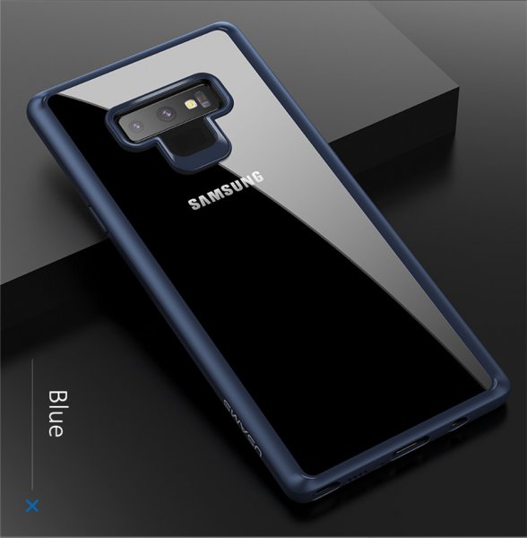 Mant Series till Samsung Galaxy Note 9 Skal TPU Hårdplast Blå