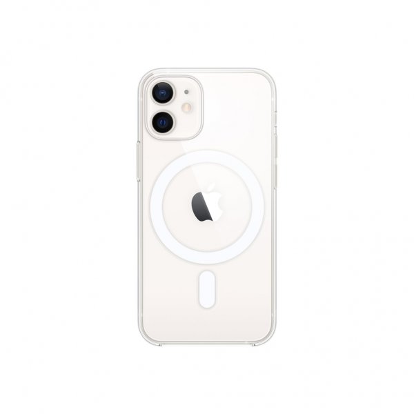 Original iPhone 12 Mini Skal Clear Case MagSafe Transparent Klar