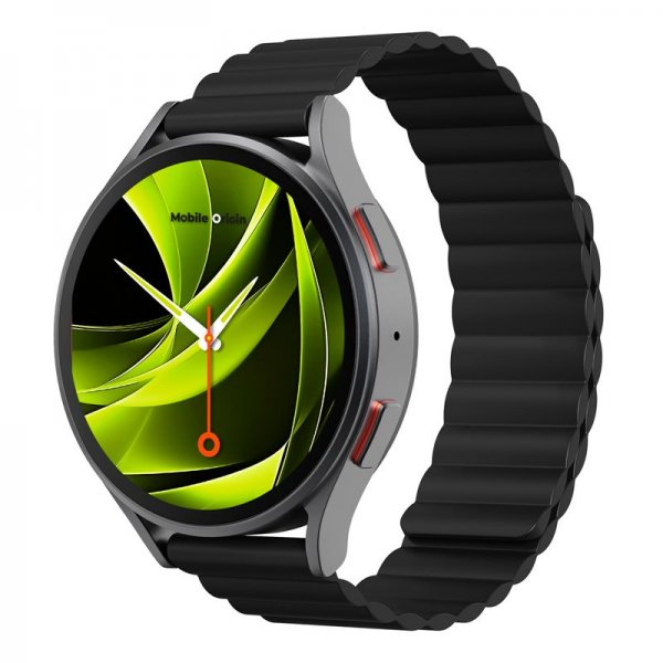 Samsung Galaxy Watch 20mm Armband Easy Strap Svart