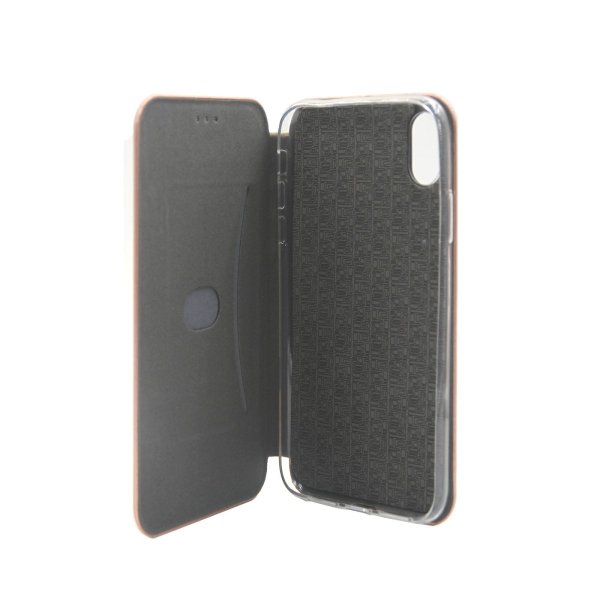 iPhone X/iPhone Xs Fodral med Stativ Roseguld