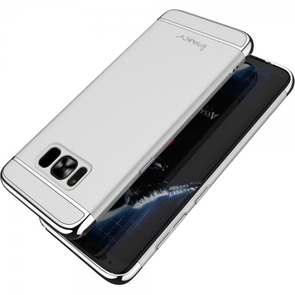 Mobilskal till Samsung Galaxy S8 Pläterad Hårdplast Silver