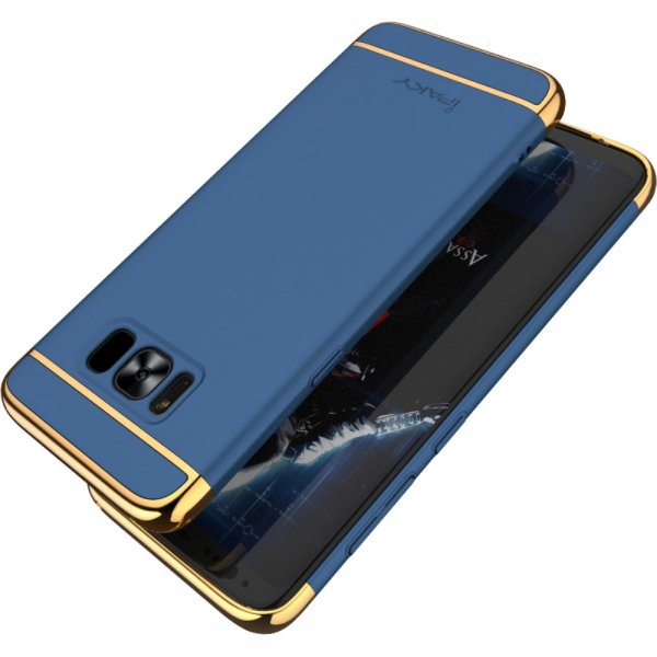 Mobilskal till Samsung Galaxy S8 Plus Pläterad Hårdplast Blå