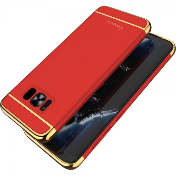 Mobilskal till Samsung Galaxy S8 Plus Pläterad Hårdplast Röd
