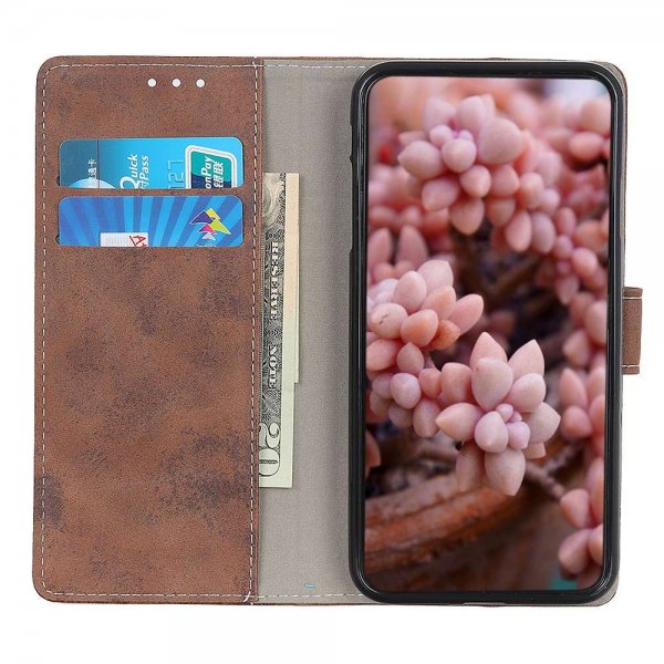 Motorola Edge 20 Lite Fodral Vintage Brun