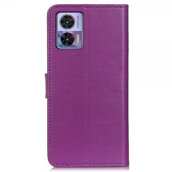 Motorola Edge 30 Neo Fodral Litchi Lila