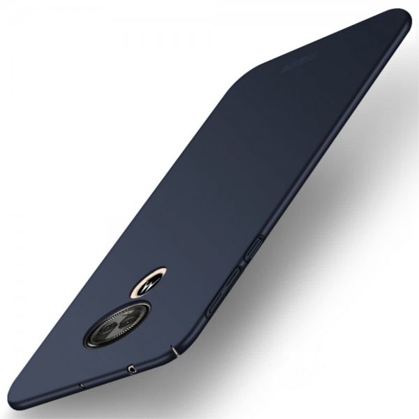 Motorola Moto E5 Play Skal Shield Slim Hårdplast Mörkblå