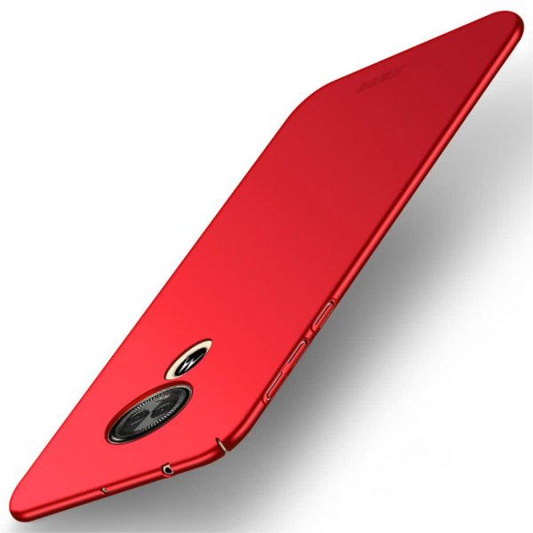 Motorola Moto E5 Play Skal Shield Slim Hårdplast Röd