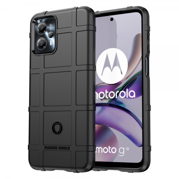 Motorola Moto G23 Skal Rutmönster Svart