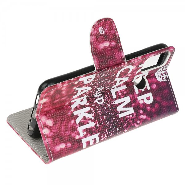 Motorola Moto G30 Fodral Motiv Keep Calm and Sparkle