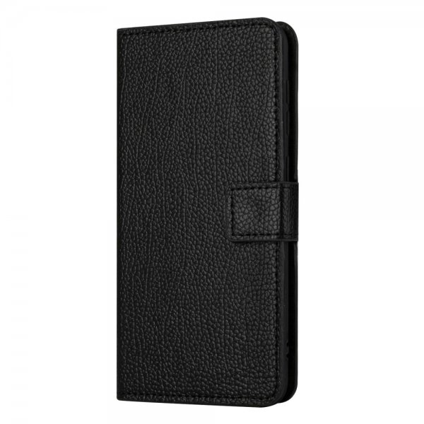 Motorola Moto G54 Fodral Litchi Svart