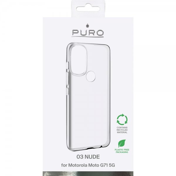 Motorola moto g71 5G Skal Nude Transparent