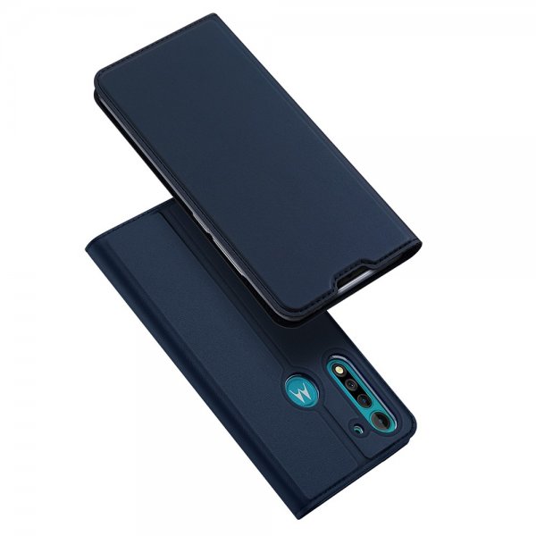 Motorola Moto G8 Power Lite Fodral Skin Pro Series Mörkblå