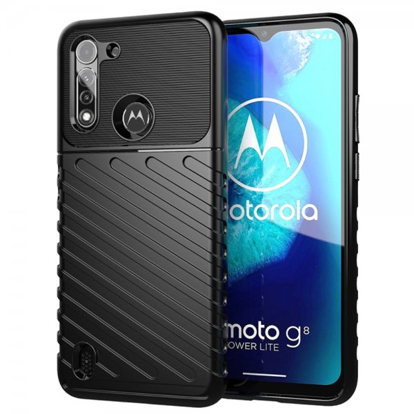 Motorola Moto G8 Power Lite Skal Thunder Series Svart