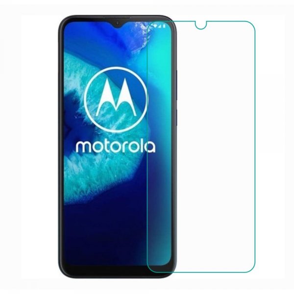 Motorola Moto G8 Power Lite Skärmskydd i Härdat Glas Fasad Kant