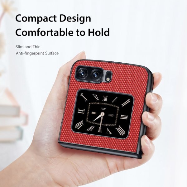 Motorola Razr 2022 5G Skal FINO Series Röd