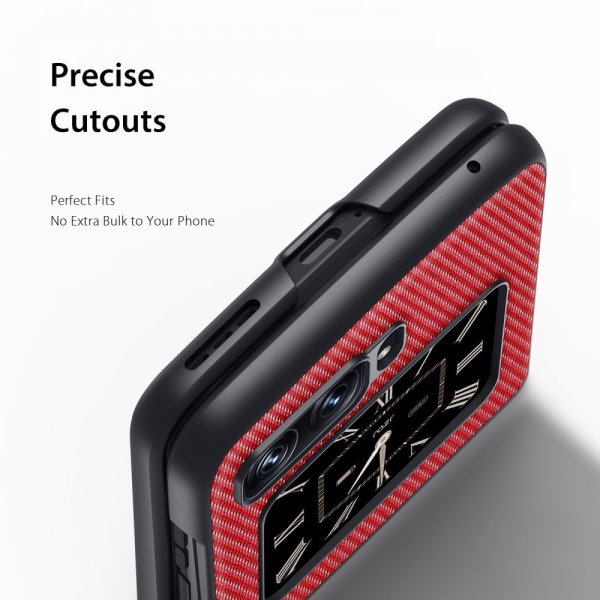 Motorola Razr 2022 5G Skal FINO Series Röd