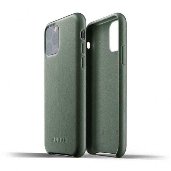 iPhone 11 Pro Skal Full Leather Case Slate Green