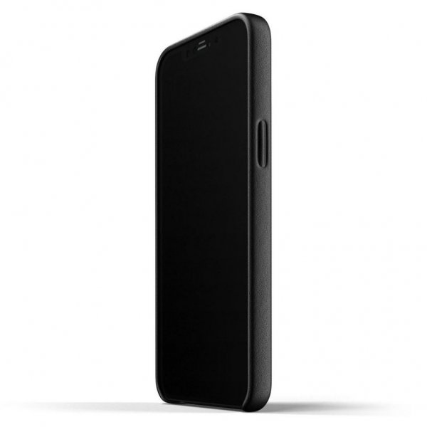 iPhone 12 Pro Max Skal Full Leather Case Svart