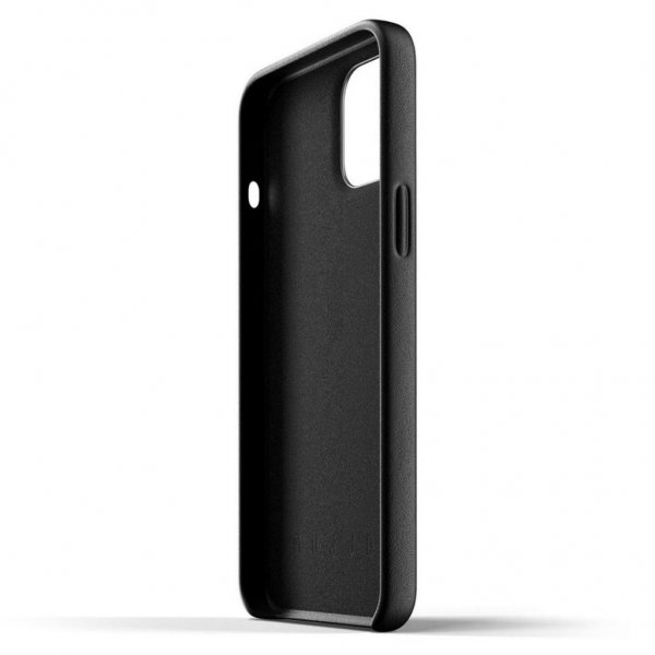 iPhone 12 Pro Max Skal Full Leather Case Svart