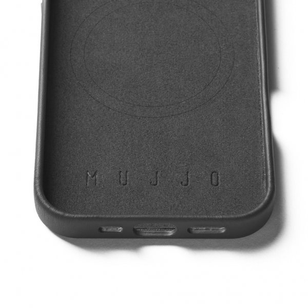 iPhone 16 Pro Skal Full Leather Case Svart