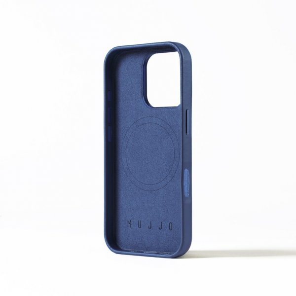 iPhone 16 Pro Skal Full Leather Case Monaco Blue