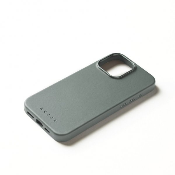 iPhone 16 Pro Max Skal Full Leather Case Green Smoke