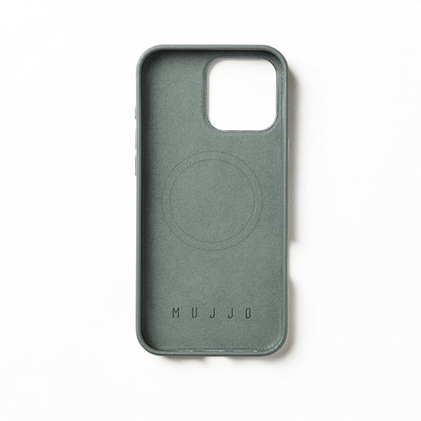 iPhone 16 Pro Max Skal Full Leather Case Green Smoke