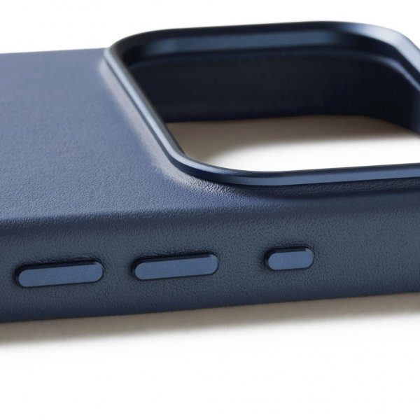 iPhone 17 Pro Skal Full Leather Case MagSafe Monaco Blue