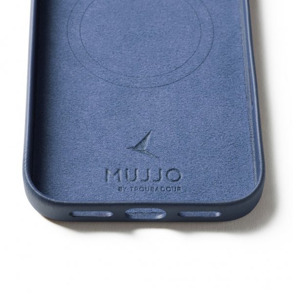 iPhone 17 Pro Max Skal Full Leather Case MagSafe Monaco Blue