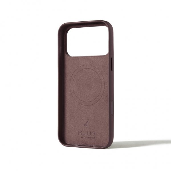 iPhone 17 Pro Max Skal Full Leather Case MagSafe Bronze Red