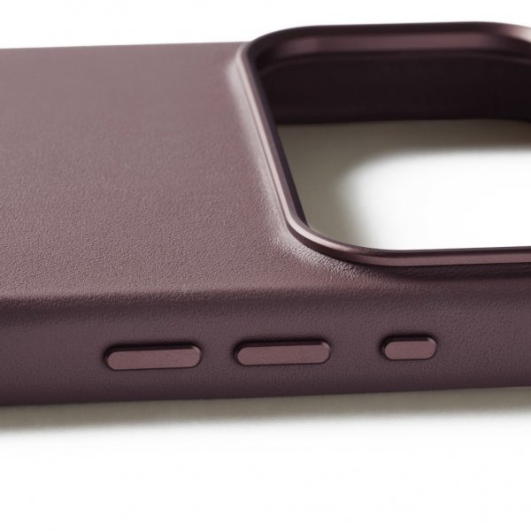 iPhone 17 Pro Max Skal Full Leather Case MagSafe Bronze Red