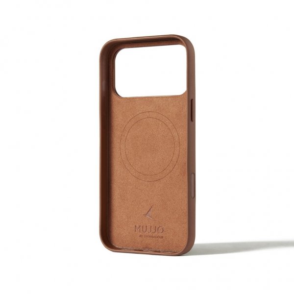 iPhone 17 Pro Max Skal Full Leather Case MagSafe Tan