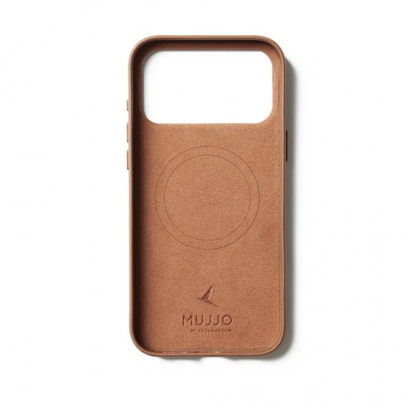 iPhone 17 Pro Max Skal Full Leather Wallet Case MagSafe Tan