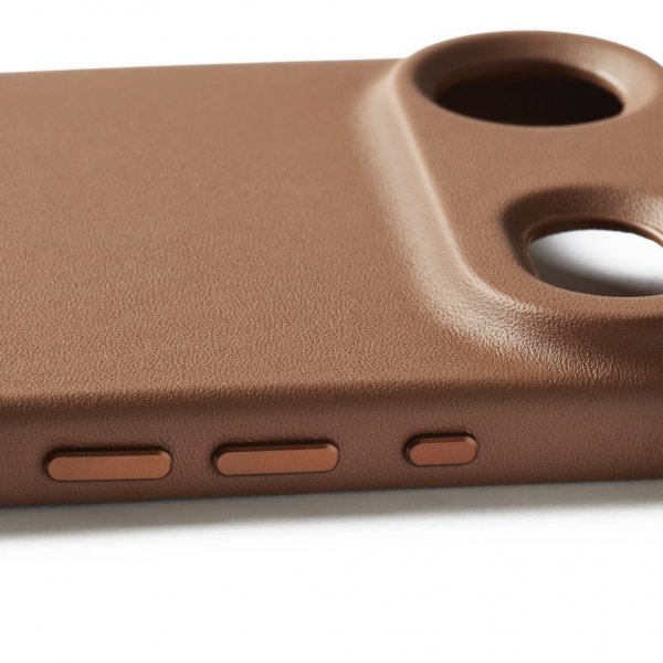 iPhone Air Skal Full Leather Case MagSafe Tan