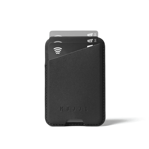 Korthållare Full Leather Magnetic Wallet Svart