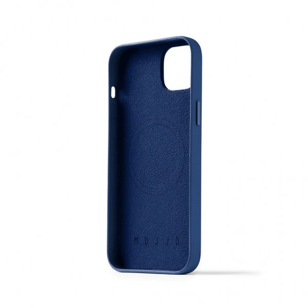 iPhone 14 Plus Skal Full Leather Case MagSafe Monaco Blue