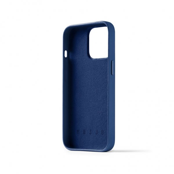 iPhone 14 Pro Skal Full Leather Wallet Case Monaco Blue