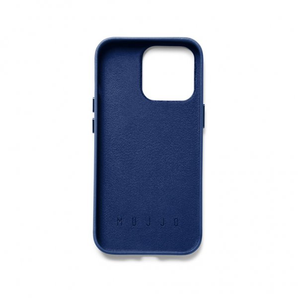 iPhone 14 Pro Skal Full Leather Wallet Case Monaco Blue