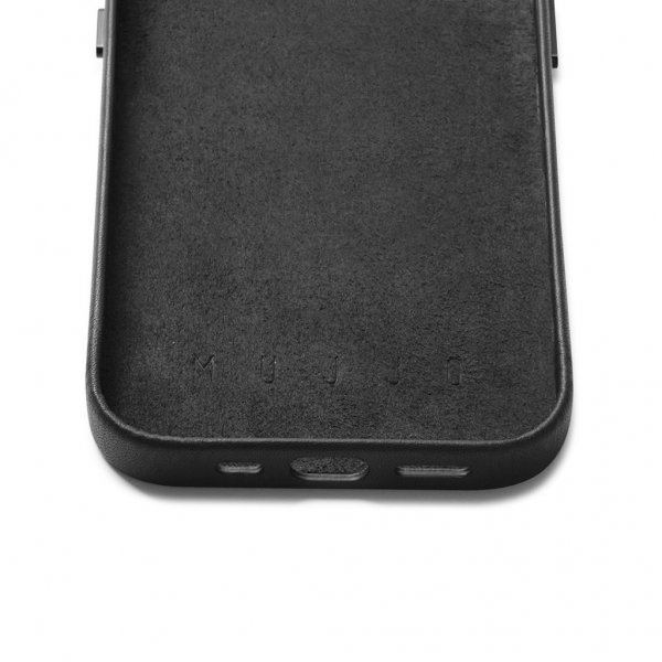 iPhone 14 Skal Full Leather Wallet Case Svart