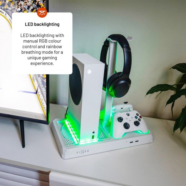 Multifunktionell Dockningsstation till Xbox Series X/Series S Vit