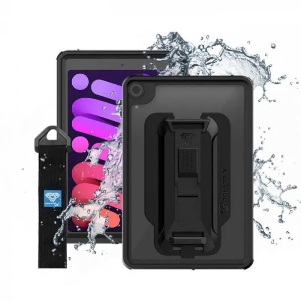 Waterproof Case iPad mini 2021 Svart