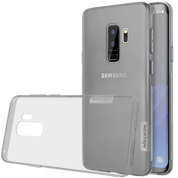 Nature Series 0.6mm Skal till Samsung Galaxy S9 Plus Transparent Grå