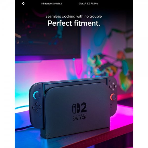 Nintendo Switch 2 Skärmskydd GLAS.tR EZ Fit Pro 2-pack