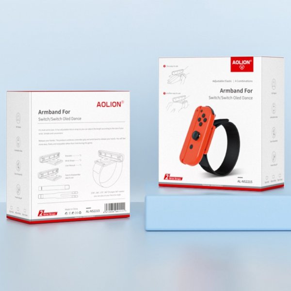 Nintendo Switch Joy-Con Roterande Armbandshållare 2-pack