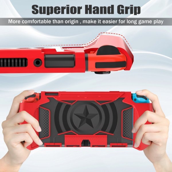 Nintendo Switch OLED Skal Röd