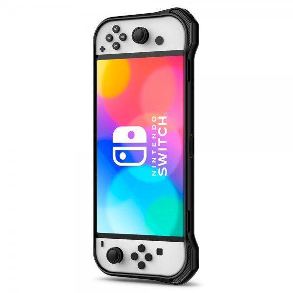 Nintendo Switch OLED Skal Rugged Armor Matte Black