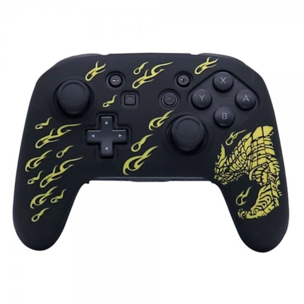 Nintendo Switch Pro Kontroll Skal Silikon Gul