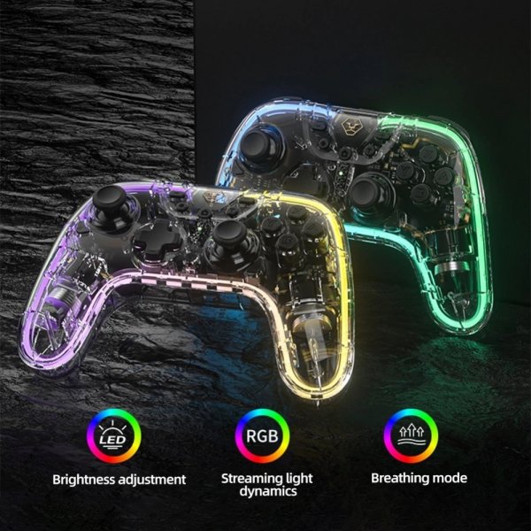 Nintendo Switch Spelkontroll Transparent RGB