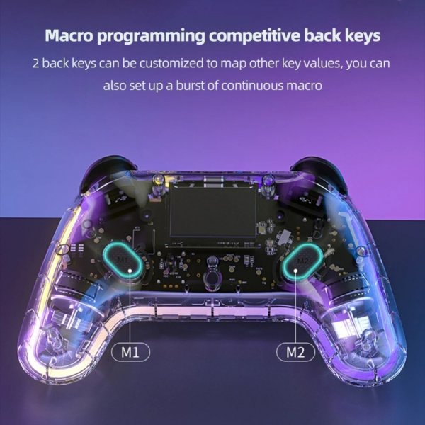 Nintendo Switch Spelkontroll Transparent RGB