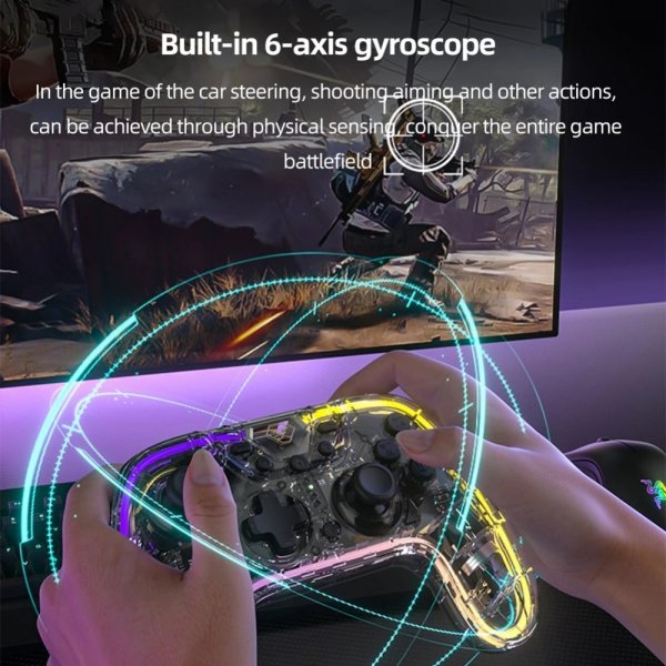 Nintendo Switch Spelkontroll Transparent RGB